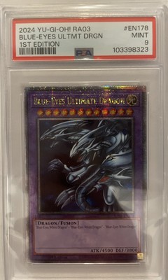 2024 YU-GI-OH! RA03-QCR Blue-Eyes Ultimate Dragon PSA 9-image