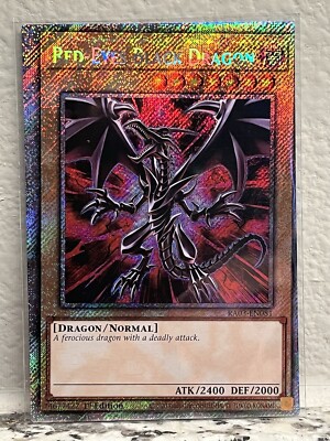 Red-Eyes Black Dragon Yu-Gi-Oh Error Card Off Center Misprint RA03-EN081-image
