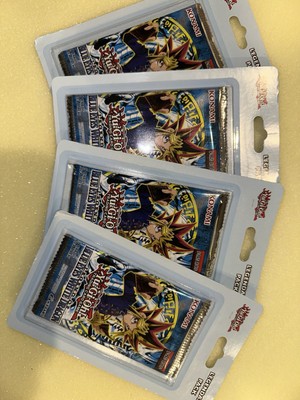 YuGiOh Legend Of Blue Eyes White Dragon Blister Pack Sealed X4 Four Packs-image