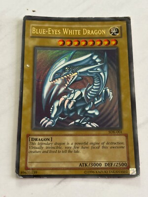 Yu-Gi-Oh! TCG Blue-Eyes White Dragon Kaiba SDK-001 Unlimited Ultra Rare-image