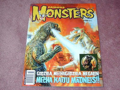FAMOUS MONSTERS # 269, FM Godzilla cover, STICKER version, brand new-image