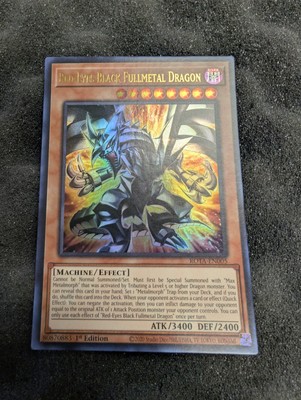 Yugioh Red Eyes Black Fullmetal Dragon ROTA-EN005 Ultra Rare NM-image
