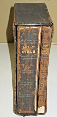 Mary Baker Eddy UNITY of GOOD + KJV Bible Set Leather Slipcase Christian Science-image