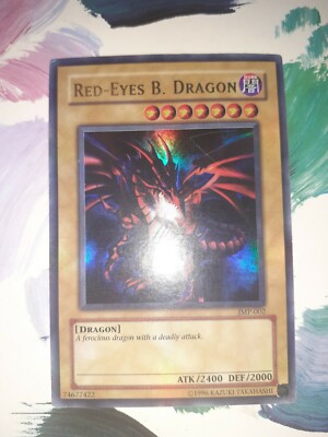 Yu-Gi-Oh! TCG Red-Eyes B. Dragon Shonen Jump Promo JMP-002 Limited Ultra Rare-image