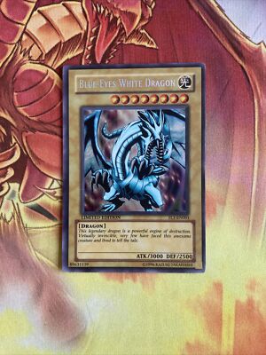 FL1-EN001 Blue-Eyes White Dragon - Secret Rare Limited Edition - LP Yugioh Card-image