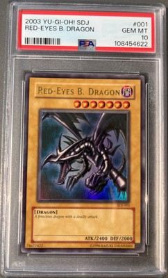 Red-Eyes B. Dragon SDJ-001 Starter Deck: Joey-Unlimited Edition PSA 10!!!-image
