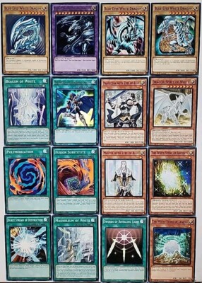 Yu-Gi-Oh! Blue-Eyes White Dragon Lot Of 16 (SDK art) Legendary Decks 2 LDK2 NM+ -image