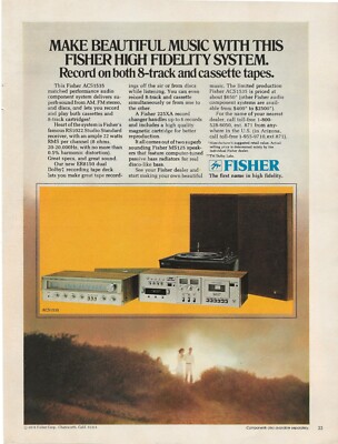 Vintage Print Ad Fisher ACS1835 Audio Component System - Jun 1978 11