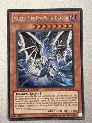 Yu-Gi-Oh! TCG Malefic Blue-Eyes White Dragon YMP1-EN002 Limited Secret Rare LP-image