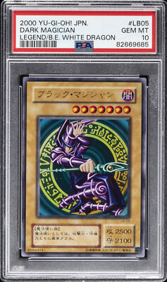2000 YU-GI-OH! JPN LEGEND OF BLUE EYES WHITE DRAGON #LB05 DARK MAGICIAN PSA 10-image