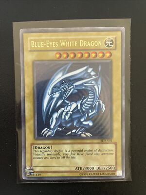 RARE HOLO Konami Blue-Eyes White Dragon SDK-001 Yu-Gi-Oh!-image