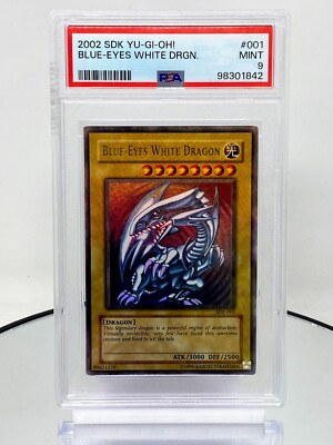 Blue-Eyes White Dragon - Unlimited - PSA 9 - Mint, English, Starter Deck Kaiba-image