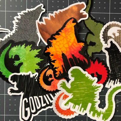 Godzilla Stickers Waterproof/UV  Kaiju Car, Truck, Window, Wall, Laptop etc-image