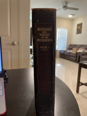 A Compilation of The Messages and Papers of the Presidents 20 Volumes Set-1897-image
