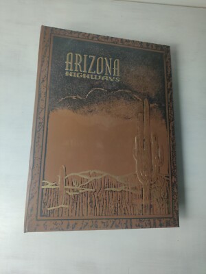 Arizona Highways Magazine Full Year 1990 Complete Set in Leather-Like Binder-image