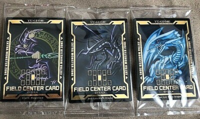 Yu-Gi-Oh Field Center Card Legendary Gold Box 3 Set Japanese Blue-Eyes Red-Eyes -image