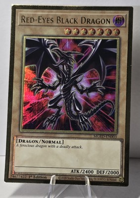 Red-Eyes Black Dragon MGED-EN003 1st Edition Gold Rare Yugioh NM/M -image
