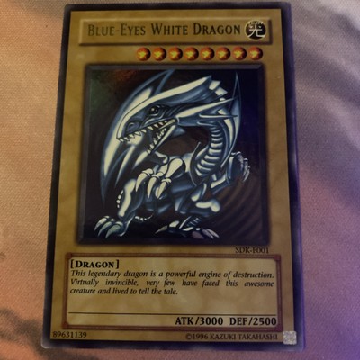 Yu-gi-Oh Blue Eyes White Dragon - SDK-E001 Ultra Rare Original Card-image