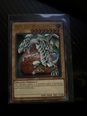 YUGIOH BLUE-EYES WHITE DRAGON LCKC-EN001 ULTRA-image