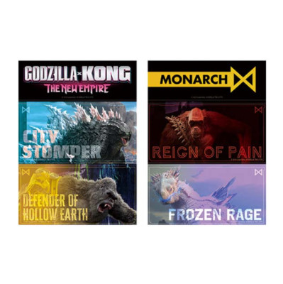 Godzilla x Kong The New Empire Metallic Sticker Stationery TOHO Godzilla Store-image