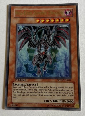 Yu-Gi-Oh! - Red-Eyes Zombie Dragon 2008 SDZW-EN001 Ultra Rare 1st Edition-image