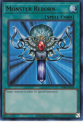Yu-Gi-Oh! Legend of Blue Eyes White Dragon: 25th Ann Monster Reborn #LOB-EN118-image