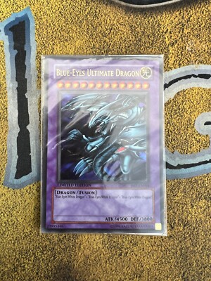 Yugioh SEALED Blue-Eyes Ultimate Dragon JMP-EN005 Ultra Rare Limited Edition!!-image