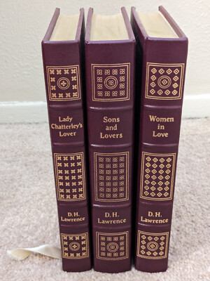 EASTON Press Lot of 3  D.H. LAWRENCE   Leather Set-image
