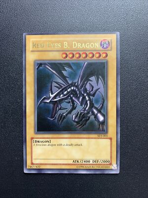 Yu-Gi-Oh! TCG Red-Eyes B. Dragon SDJ-001 Ultra Rare Holo-image