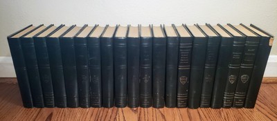 20 Harvard Classics 1937-1957 Deluxe Edition Book Set Bonded Leather Lot-image