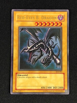 YUGIOH RED-EYES B. DRAGON SDJ-001 ULTRA (LP)-image