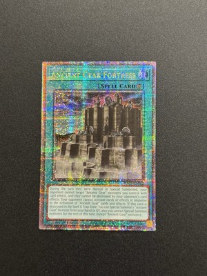 2024 YUGIOH RA03 QCR SECRET RARE ANCIENT GEAR FORTRESS NM-image
