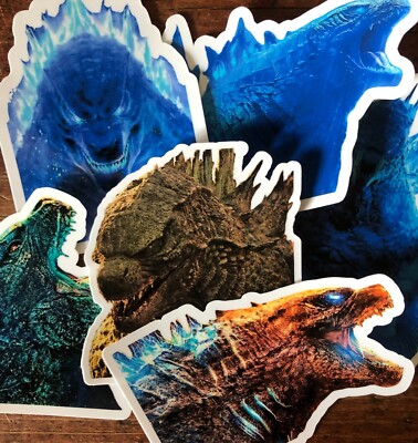 Godzilla Movie Stickers Waterproof  Decals Multi Colours Kaiju Car, Truck Laptop-image