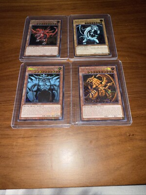 Yugioh Blue-Eyes White Dragon STP1-EN004 Speed Duel Ultra Rare  All 4 Cards!!!!!-image