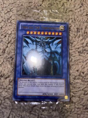 Yugioh SEALED God cards, dark magician, blue eyes and red eyes FOIL cards!!-image