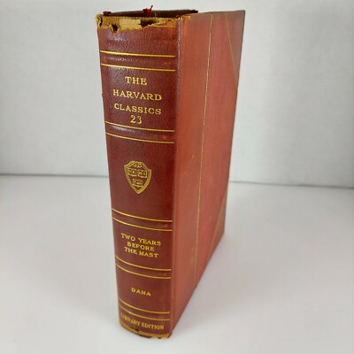 Harvard Classics 23 Two Years Before the Mast Dana Library Ed 1909 Set #363-image