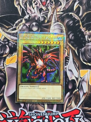 Red-Eyes Black Dragon (4th Art) - RA04-EN109 - Quarter Century Secret Rare-image