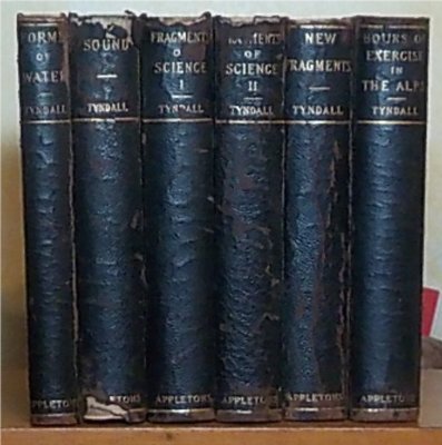 Works of John Tyndall, 6 volume set, D. Appleton and Company-image