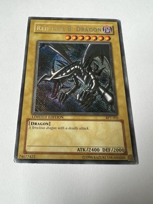 REVERSE SECRET RARE Red-Eyes B. Dragon Collector's Tins BPT-005 Limited MP-image