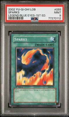 Yugioh Legend of Blue-Eyes White Dragon LOB 1st PSA 9 Common/Rare MINT++ Choose-image