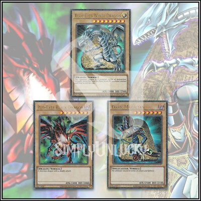 YuGiOh BLUE EYES WHITE DRAGON DARK MAGICIAN | ULTRA PARALLEL RARE 1ST EDITION 💎-image