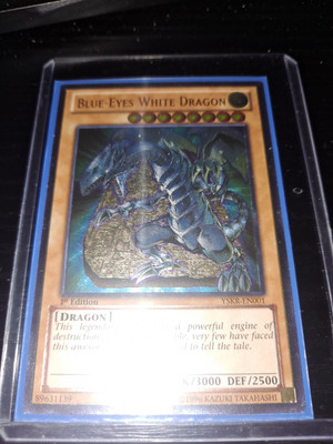 YUGIOH! Blue-Eyes White Dragon (UTR) YSKR-EN001 Kaiba Reloaded 1st Edition LP-image