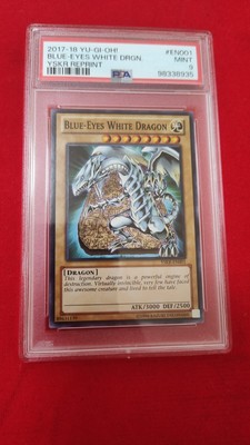2017 Blue Eyes White Dragon YSKR-EN001 PSA 9-image