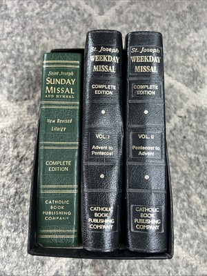 St. Joseph  Missals: Complete Gift Box 3-Volume Set Sunday & Weekday Missal-image