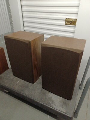 Vintage Lot of (2) 1970s Fisher Model ST-430 Speaker System, TESTED WORKS!-image