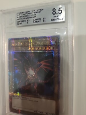 RED-EYES BLACK DRAGON  25th ANNIVERSARY QCSR ,BGS 8.5-image