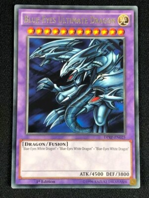 YUGIOH BLUE-EYES ULTIMATE DRAGON DPRP-EN025 1ST EDITION RARE (NM) PRICE DROPPED!-image