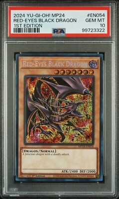 Red-Eyes Black Dragon - MP24-EN054 - PSA 10 - Incorrect Foil Error-image