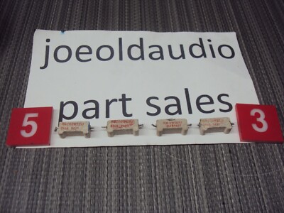 Fisher Quad Receiver 4035 220 OHM 3 Watt Resistors. 4 Pieces. Parting Out 4035-image