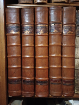  Matthew Henry Commentary Complete Rare Folio Set 1737 Early 4th Edition! Scarce-image